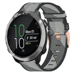 20mm Nylon Woven Watch Band, For Garmin Forerunner 245 Music, For Garmin Forerunner 645, For Garmin Forerunner 645 Music