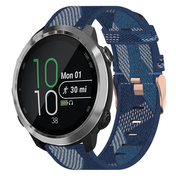 20mm Nylon Woven Watch Band, For Garmin Forerunner 245 Music, For Garmin Forerunner 645, For Garmin Forerunner 645 Music