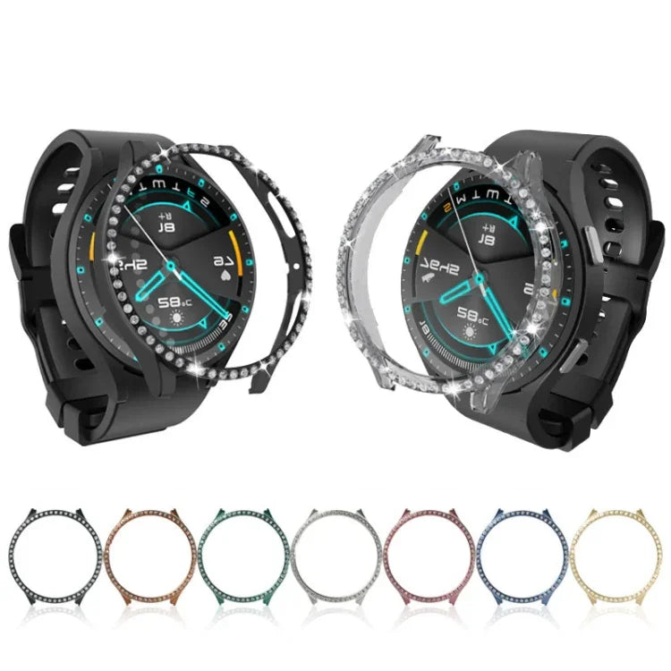 ダイヤモンド付き TPU 耐衝撃シリコンケース、Samsung Galaxy Watch 5 44mm用、Samsung Galaxy Watch 5 40mm用