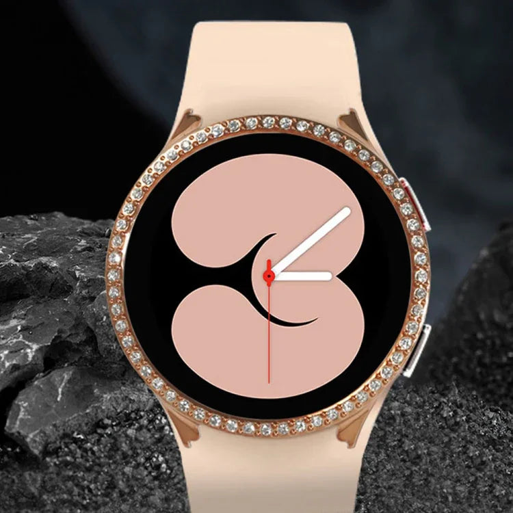 ダイヤモンド付き TPU 耐衝撃シリコンケース、Samsung Galaxy Watch 5 44mm用、Samsung Galaxy Watch 5 40mm用