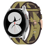 20mmナイロン織りウォッチバンド、Samsung Galaxy Watch 4 40mm用、Samsung Galaxy Watch 4 44mm用、Samsung Galaxy Watch 4 Classic 42mm用、Samsung Galaxy Watch 4 Classic 46mm用、Samsung Galaxy Watch 3 41mm用、Samsung Galaxy Watch Active 2 40mm用
