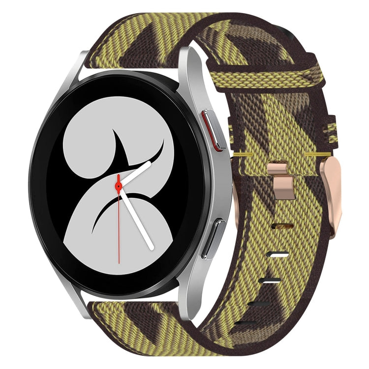 20mmナイロン織りウォッチバンド、Samsung Galaxy Watch 4 40mm用、Samsung Galaxy Watch 4 44mm用、Samsung Galaxy Watch 4 Classic 42mm用、Samsung Galaxy Watch 4 Classic 46mm用、Samsung Galaxy Watch 3 41mm用、Samsung Galaxy Watch Active 2 40mm用