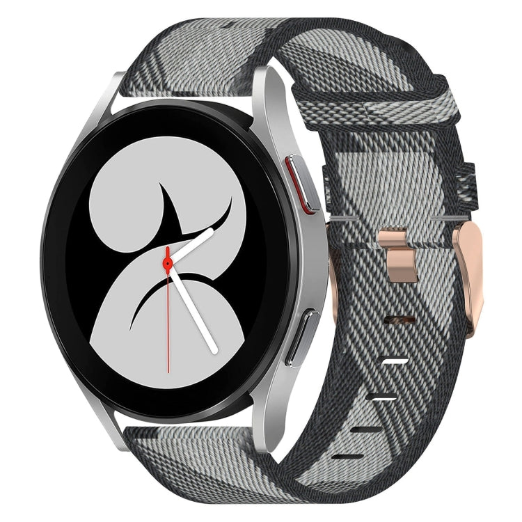 20mmナイロン織りウォッチバンド、Samsung Galaxy Watch 4 40mm用、Samsung Galaxy Watch 4 44mm用、Samsung Galaxy Watch 4 Classic 42mm用、Samsung Galaxy Watch 4 Classic 46mm用、Samsung Galaxy Watch 3 41mm用、Samsung Galaxy Watch Active 2 40mm用