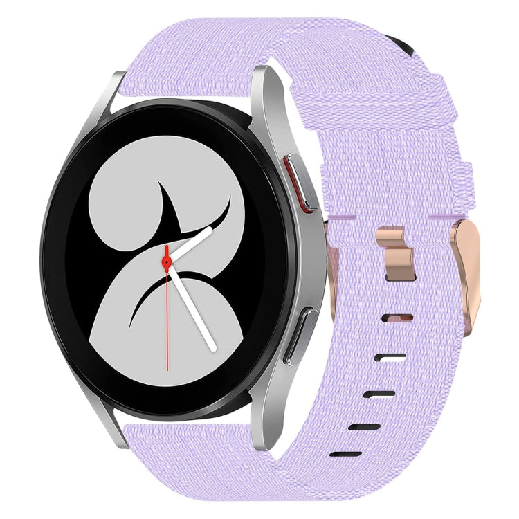 20mmナイロン織りウォッチバンド、Samsung Galaxy Watch 4 40mm用、Samsung Galaxy Watch 4 44mm用、Samsung Galaxy Watch 4 Classic 42mm用、Samsung Galaxy Watch 4 Classic 46mm用、Samsung Galaxy Watch 3 41mm用、Samsung Galaxy Watch Active 2 40mm用