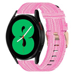 20mmナイロン織りウォッチバンド、Samsung Galaxy Watch 4 40mm用、Samsung Galaxy Watch 4 44mm用、Samsung Galaxy Watch 4 Classic 42mm用、Samsung Galaxy Watch 4 Classic 46mm用、Samsung Galaxy Watch 3 41mm用、Samsung Galaxy Watch Active 2 40mm用