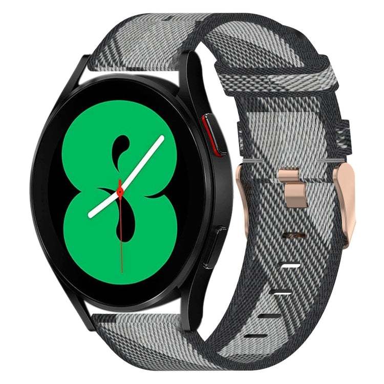 20mmナイロン織りウォッチバンド、Samsung Galaxy Watch 4 40mm用、Samsung Galaxy Watch 4 44mm用、Samsung Galaxy Watch 4 Classic 42mm用、Samsung Galaxy Watch 4 Classic 46mm用、Samsung Galaxy Watch 3 41mm用、Samsung Galaxy Watch Active 2 40mm用