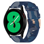 20mmナイロン織りウォッチバンド、Samsung Galaxy Watch 4 40mm用、Samsung Galaxy Watch 4 44mm用、Samsung Galaxy Watch 4 Classic 42mm用、Samsung Galaxy Watch 4 Classic 46mm用、Samsung Galaxy Watch 3 41mm用、Samsung Galaxy Watch Active 2 40mm用