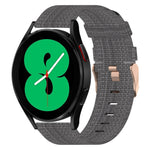 20mmナイロン織りウォッチバンド、Samsung Galaxy Watch 4 40mm用、Samsung Galaxy Watch 4 44mm用、Samsung Galaxy Watch 4 Classic 42mm用、Samsung Galaxy Watch 4 Classic 46mm用、Samsung Galaxy Watch 3 41mm用、Samsung Galaxy Watch Active 2 40mm用