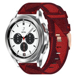 20mmナイロン織りウォッチバンド、Samsung Galaxy Watch 4 40mm用、Samsung Galaxy Watch 4 44mm用、Samsung Galaxy Watch 4 Classic 42mm用、Samsung Galaxy Watch 4 Classic 46mm用、Samsung Galaxy Watch 3 41mm用、Samsung Galaxy Watch Active 2 40mm用