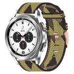 20mmナイロン織りウォッチバンド、Samsung Galaxy Watch 4 40mm用、Samsung Galaxy Watch 4 44mm用、Samsung Galaxy Watch 4 Classic 42mm用、Samsung Galaxy Watch 4 Classic 46mm用、Samsung Galaxy Watch 3 41mm用、Samsung Galaxy Watch Active 2 40mm用