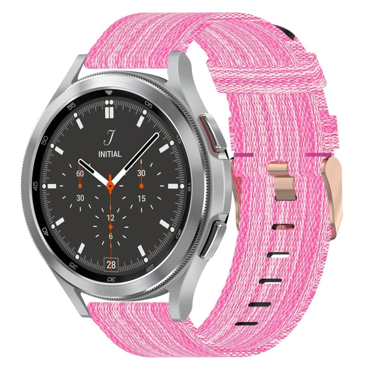 20mmナイロン織りウォッチバンド、Samsung Galaxy Watch 4 40mm用、Samsung Galaxy Watch 4 44mm用、Samsung Galaxy Watch 4 Classic 42mm用、Samsung Galaxy Watch 4 Classic 46mm用、Samsung Galaxy Watch 3 41mm用、Samsung Galaxy Watch Active 2 40mm用