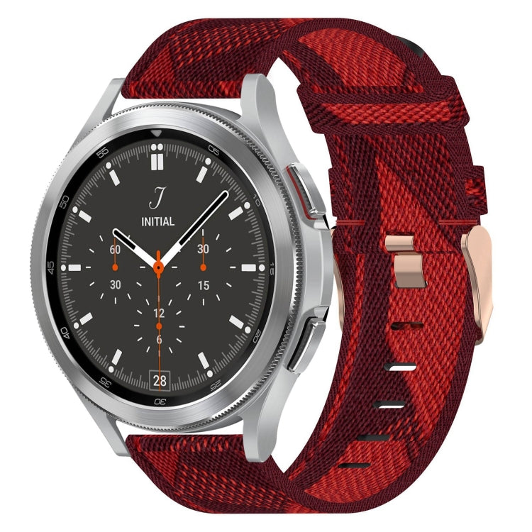 20mmナイロン織りウォッチバンド、Samsung Galaxy Watch 4 40mm用、Samsung Galaxy Watch 4 44mm用、Samsung Galaxy Watch 4 Classic 42mm用、Samsung Galaxy Watch 4 Classic 46mm用、Samsung Galaxy Watch 3 41mm用、Samsung Galaxy Watch Active 2 40mm用