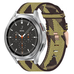 20mmナイロン織りウォッチバンド、Samsung Galaxy Watch 4 40mm用、Samsung Galaxy Watch 4 44mm用、Samsung Galaxy Watch 4 Classic 42mm用、Samsung Galaxy Watch 4 Classic 46mm用、Samsung Galaxy Watch 3 41mm用、Samsung Galaxy Watch Active 2 40mm用