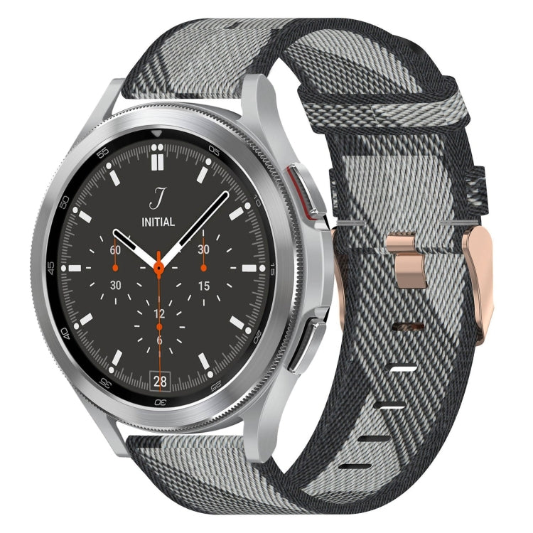 20mmナイロン織りウォッチバンド、Samsung Galaxy Watch 4 40mm用、Samsung Galaxy Watch 4 44mm用、Samsung Galaxy Watch 4 Classic 42mm用、Samsung Galaxy Watch 4 Classic 46mm用、Samsung Galaxy Watch 3 41mm用、Samsung Galaxy Watch Active 2 40mm用