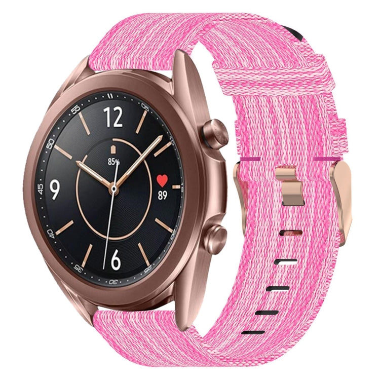 20mmナイロン織りウォッチバンド、Samsung Galaxy Watch 4 40mm用、Samsung Galaxy Watch 4 44mm用、Samsung Galaxy Watch 4 Classic 42mm用、Samsung Galaxy Watch 4 Classic 46mm用、Samsung Galaxy Watch 3 41mm用、Samsung Galaxy Watch Active 2 40mm用