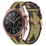 20mmナイロン織りウォッチバンド、Samsung Galaxy Watch 4 40mm用、Samsung Galaxy Watch 4 44mm用、Samsung Galaxy Watch 4 Classic 42mm用、Samsung Galaxy Watch 4 Classic 46mm用、Samsung Galaxy Watch 3 41mm用、Samsung Galaxy Watch Active 2 40mm用