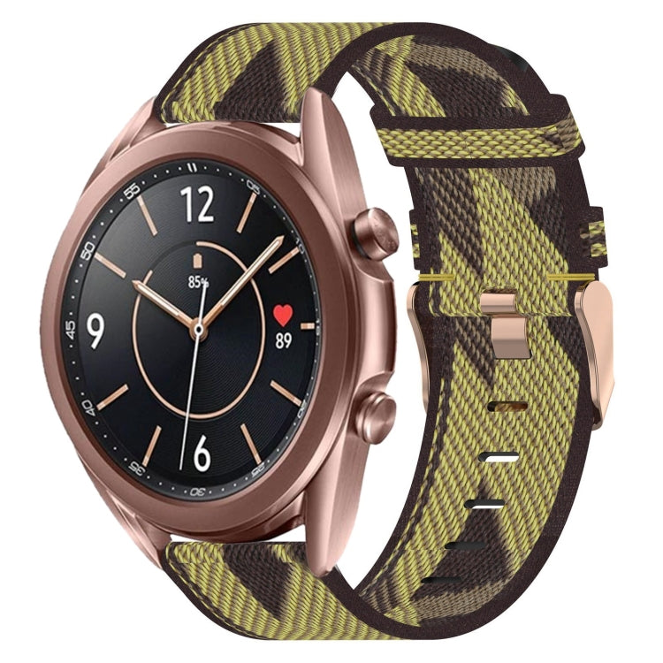 20mmナイロン織りウォッチバンド、Samsung Galaxy Watch 4 40mm用、Samsung Galaxy Watch 4 44mm用、Samsung Galaxy Watch 4 Classic 42mm用、Samsung Galaxy Watch 4 Classic 46mm用、Samsung Galaxy Watch 3 41mm用、Samsung Galaxy Watch Active 2 40mm用