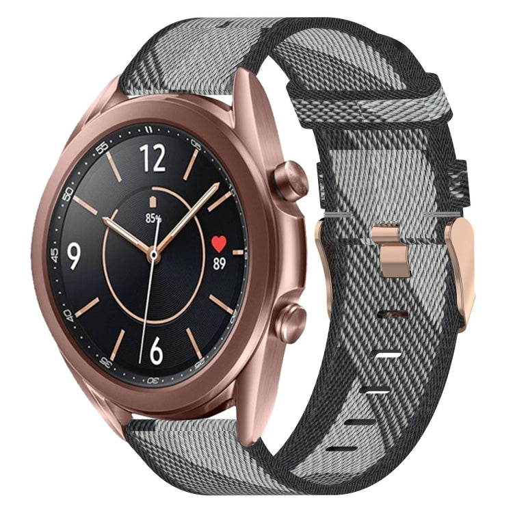 20mmナイロン織りウォッチバンド、Samsung Galaxy Watch 4 40mm用、Samsung Galaxy Watch 4 44mm用、Samsung Galaxy Watch 4 Classic 42mm用、Samsung Galaxy Watch 4 Classic 46mm用、Samsung Galaxy Watch 3 41mm用、Samsung Galaxy Watch Active 2 40mm用