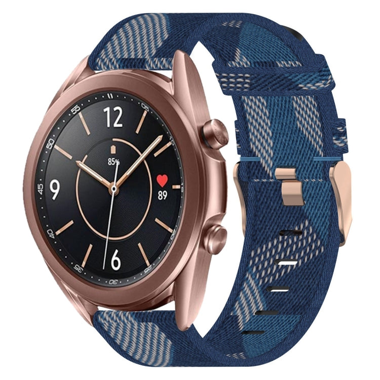 20mmナイロン織りウォッチバンド、Samsung Galaxy Watch 4 40mm用、Samsung Galaxy Watch 4 44mm用、Samsung Galaxy Watch 4 Classic 42mm用、Samsung Galaxy Watch 4 Classic 46mm用、Samsung Galaxy Watch 3 41mm用、Samsung Galaxy Watch Active 2 40mm用