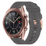 20mmナイロン織りウォッチバンド、Samsung Galaxy Watch 4 40mm用、Samsung Galaxy Watch 4 44mm用、Samsung Galaxy Watch 4 Classic 42mm用、Samsung Galaxy Watch 4 Classic 46mm用、Samsung Galaxy Watch 3 41mm用、Samsung Galaxy Watch Active 2 40mm用