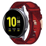 20mmナイロン織りウォッチバンド、Samsung Galaxy Watch 4 40mm用、Samsung Galaxy Watch 4 44mm用、Samsung Galaxy Watch 4 Classic 42mm用、Samsung Galaxy Watch 4 Classic 46mm用、Samsung Galaxy Watch 3 41mm用、Samsung Galaxy Watch Active 2 40mm用