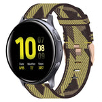 20mmナイロン織りウォッチバンド、Samsung Galaxy Watch 4 40mm用、Samsung Galaxy Watch 4 44mm用、Samsung Galaxy Watch 4 Classic 42mm用、Samsung Galaxy Watch 4 Classic 46mm用、Samsung Galaxy Watch 3 41mm用、Samsung Galaxy Watch Active 2 40mm用