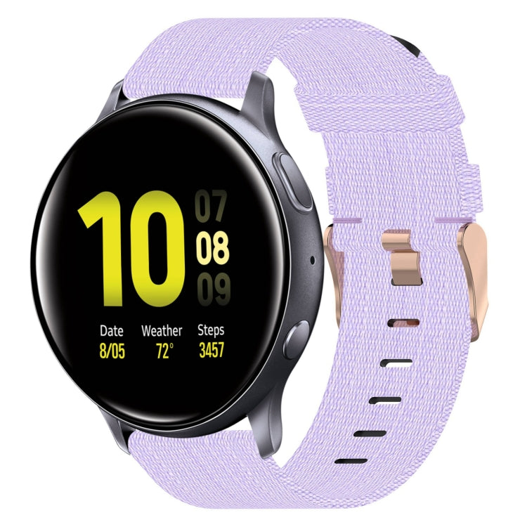 20mmナイロン織りウォッチバンド、Samsung Galaxy Watch 4 40mm用、Samsung Galaxy Watch 4 44mm用、Samsung Galaxy Watch 4 Classic 42mm用、Samsung Galaxy Watch 4 Classic 46mm用、Samsung Galaxy Watch 3 41mm用、Samsung Galaxy Watch Active 2 40mm用