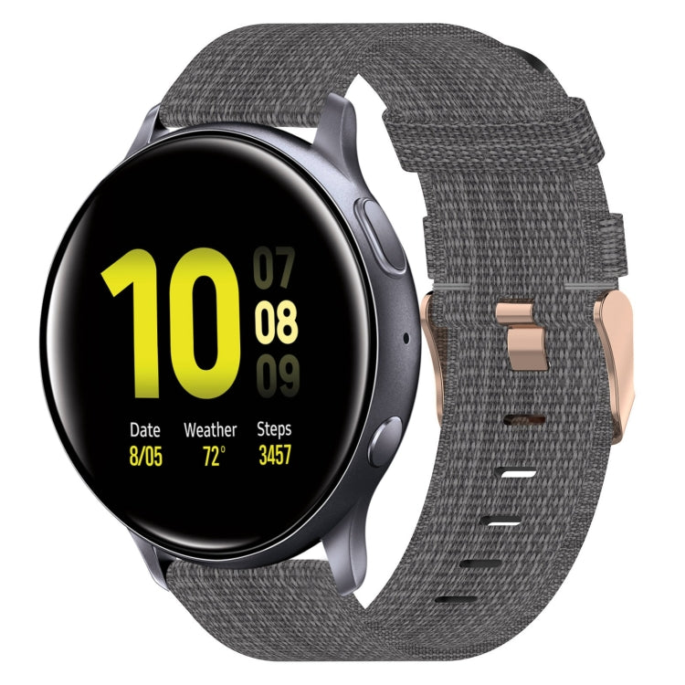 20mmナイロン織りウォッチバンド、Samsung Galaxy Watch 4 40mm用、Samsung Galaxy Watch 4 44mm用、Samsung Galaxy Watch 4 Classic 42mm用、Samsung Galaxy Watch 4 Classic 46mm用、Samsung Galaxy Watch 3 41mm用、Samsung Galaxy Watch Active 2 40mm用