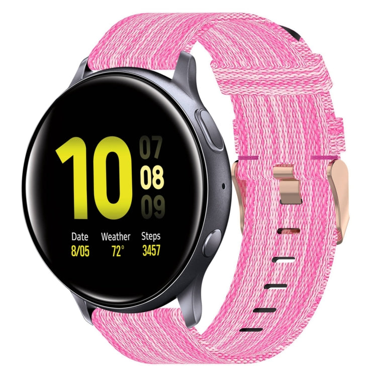 20mmナイロン織りウォッチバンド、Samsung Galaxy Watch Active 2 44mm用、Samsung Galaxy Watch Active 40mm用、Samsung Galaxy Watch 42mm用、Samsung Gear Sport用、Samsung Gear S2 Classic用