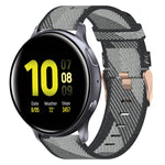 20mmナイロン織りウォッチバンド、Samsung Galaxy Watch Active 2 44mm用、Samsung Galaxy Watch Active 40mm用、Samsung Galaxy Watch 42mm用、Samsung Gear Sport用、Samsung Gear S2 Classic用