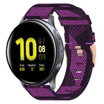20mmナイロン織りウォッチバンド、Samsung Galaxy Watch Active 2 44mm用、Samsung Galaxy Watch Active 40mm用、Samsung Galaxy Watch 42mm用、Samsung Gear Sport用、Samsung Gear S2 Classic用