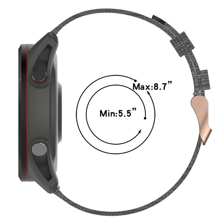 20mmナイロン織りウォッチバンド、Samsung Galaxy Watch Active 2 44mm用、Samsung Galaxy Watch Active 40mm用、Samsung Galaxy Watch 42mm用、Samsung Gear Sport用、Samsung Gear S2 Classic用
