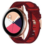 20mmナイロン織りウォッチバンド、Samsung Galaxy Watch Active 2 44mm用、Samsung Galaxy Watch Active 40mm用、Samsung Galaxy Watch 42mm用、Samsung Gear Sport用、Samsung Gear S2 Classic用