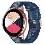 20mmナイロン織りウォッチバンド、Samsung Galaxy Watch Active 2 44mm用、Samsung Galaxy Watch Active 40mm用、Samsung Galaxy Watch 42mm用、Samsung Gear Sport用、Samsung Gear S2 Classic用