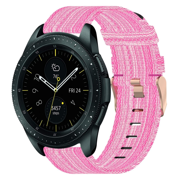 20mmナイロン織りウォッチバンド、Samsung Galaxy Watch Active 2 44mm用、Samsung Galaxy Watch Active 40mm用、Samsung Galaxy Watch 42mm用、Samsung Gear Sport用、Samsung Gear S2 Classic用