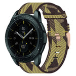 20mmナイロン織りウォッチバンド、Samsung Galaxy Watch Active 2 44mm用、Samsung Galaxy Watch Active 40mm用、Samsung Galaxy Watch 42mm用、Samsung Gear Sport用、Samsung Gear S2 Classic用