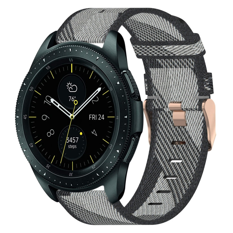 20mmナイロン織りウォッチバンド、Samsung Galaxy Watch Active 2 44mm用、Samsung Galaxy Watch Active 40mm用、Samsung Galaxy Watch 42mm用、Samsung Gear Sport用、Samsung Gear S2 Classic用