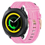 20mmナイロン織りウォッチバンド、Samsung Galaxy Watch Active 2 44mm用、Samsung Galaxy Watch Active 40mm用、Samsung Galaxy Watch 42mm用、Samsung Gear Sport用、Samsung Gear S2 Classic用