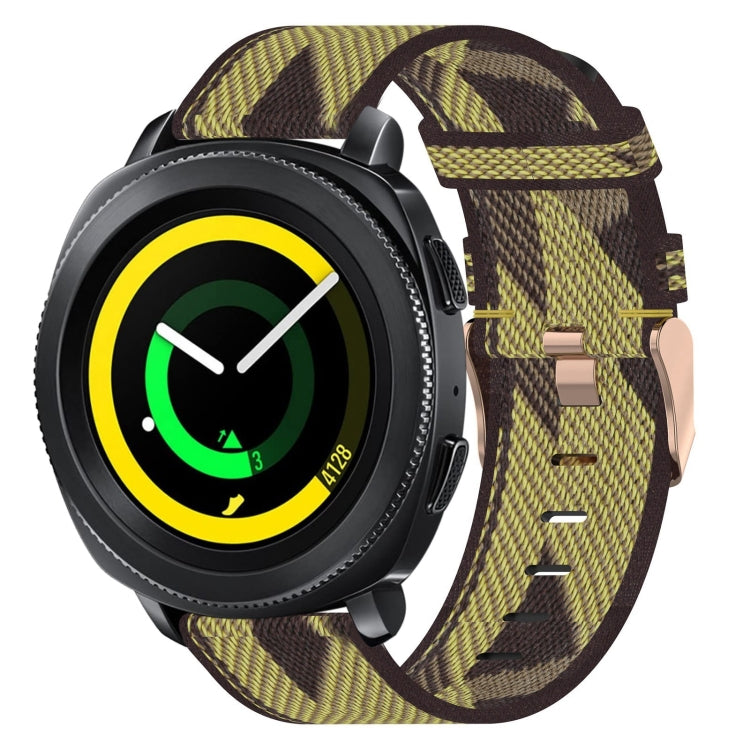 20mmナイロン織りウォッチバンド、Samsung Galaxy Watch Active 2 44mm用、Samsung Galaxy Watch Active 40mm用、Samsung Galaxy Watch 42mm用、Samsung Gear Sport用、Samsung Gear S2 Classic用