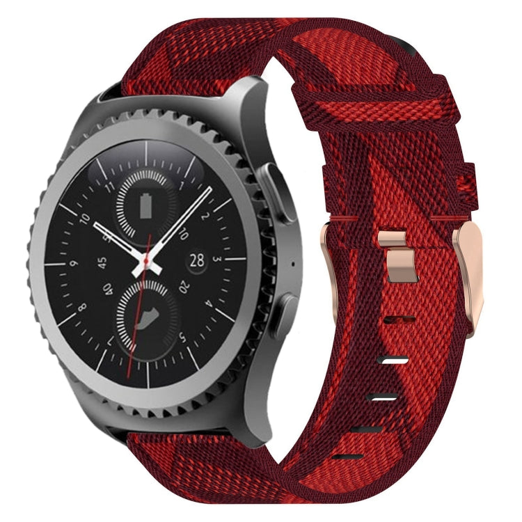 20mmナイロン織りウォッチバンド、Samsung Galaxy Watch Active 2 44mm用、Samsung Galaxy Watch Active 40mm用、Samsung Galaxy Watch 42mm用、Samsung Gear Sport用、Samsung Gear S2 Classic用