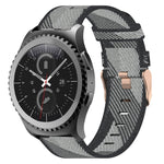 20mmナイロン織りウォッチバンド、Samsung Galaxy Watch Active 2 44mm用、Samsung Galaxy Watch Active 40mm用、Samsung Galaxy Watch 42mm用、Samsung Gear Sport用、Samsung Gear S2 Classic用