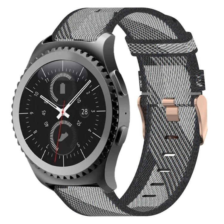 20mmナイロン織りウォッチバンド、Samsung Galaxy Watch Active 2 44mm用、Samsung Galaxy Watch Active 40mm用、Samsung Galaxy Watch 42mm用、Samsung Gear Sport用、Samsung Gear S2 Classic用