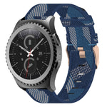 20mmナイロン織りウォッチバンド、Samsung Galaxy Watch Active 2 44mm用、Samsung Galaxy Watch Active 40mm用、Samsung Galaxy Watch 42mm用、Samsung Gear Sport用、Samsung Gear S2 Classic用