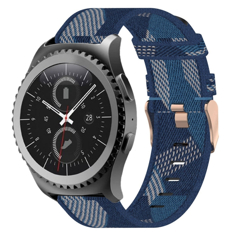 20mmナイロン織りウォッチバンド、Samsung Galaxy Watch Active 2 44mm用、Samsung Galaxy Watch Active 40mm用、Samsung Galaxy Watch 42mm用、Samsung Gear Sport用、Samsung Gear S2 Classic用