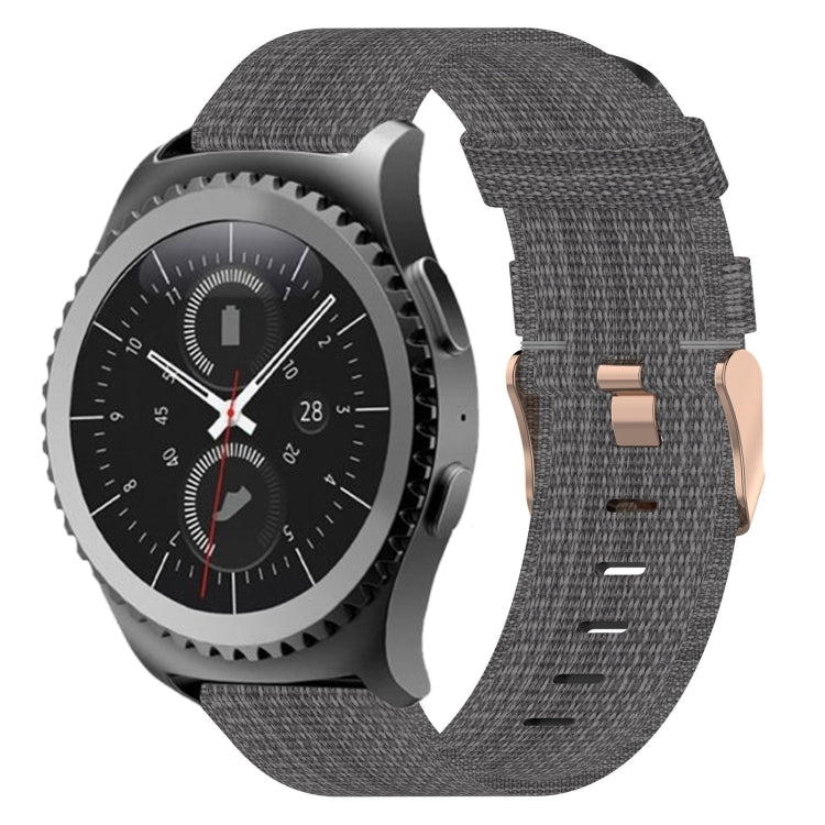 20mmナイロン織りウォッチバンド、Samsung Galaxy Watch Active 2 44mm用、Samsung Galaxy Watch Active 40mm用、Samsung Galaxy Watch 42mm用、Samsung Gear Sport用、Samsung Gear S2 Classic用