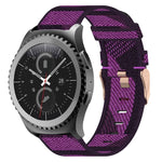 20mmナイロン織りウォッチバンド、Samsung Galaxy Watch Active 2 44mm用、Samsung Galaxy Watch Active 40mm用、Samsung Galaxy Watch 42mm用、Samsung Gear Sport用、Samsung Gear S2 Classic用