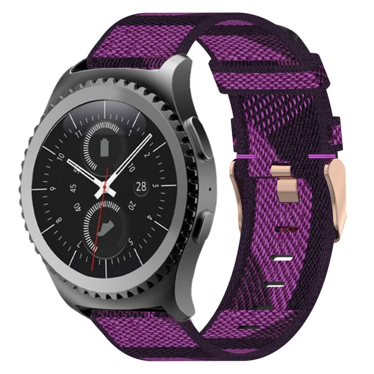 20mmナイロン織りウォッチバンド、Samsung Galaxy Watch Active 2 44mm用、Samsung Galaxy Watch Active 40mm用、Samsung Galaxy Watch 42mm用、Samsung Gear Sport用、Samsung Gear S2 Classic用