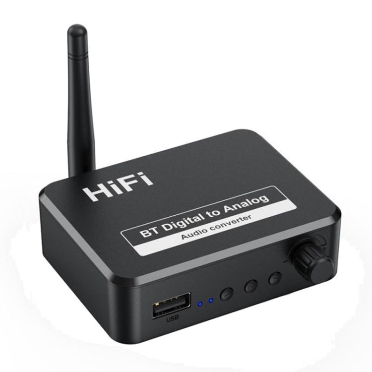 B35S Bluetooth 5.2 音楽レシーバー デジタル→アナログコンバーター Uディスク・光ファイバー・同軸対応、B35S