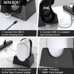 Oculus Quest 2 用 VR 充電スタンド VRアクセサリー ホスト収納ブラケット 充電スタンド, VR充電スタンド