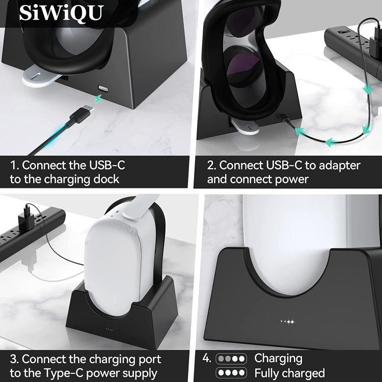 Oculus Quest 2 用 VR 充電スタンド VRアクセサリー ホスト収納ブラケット 充電スタンド, VR充電スタンド